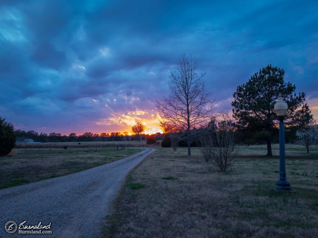 Colorful Winter Sunset - iPhone version