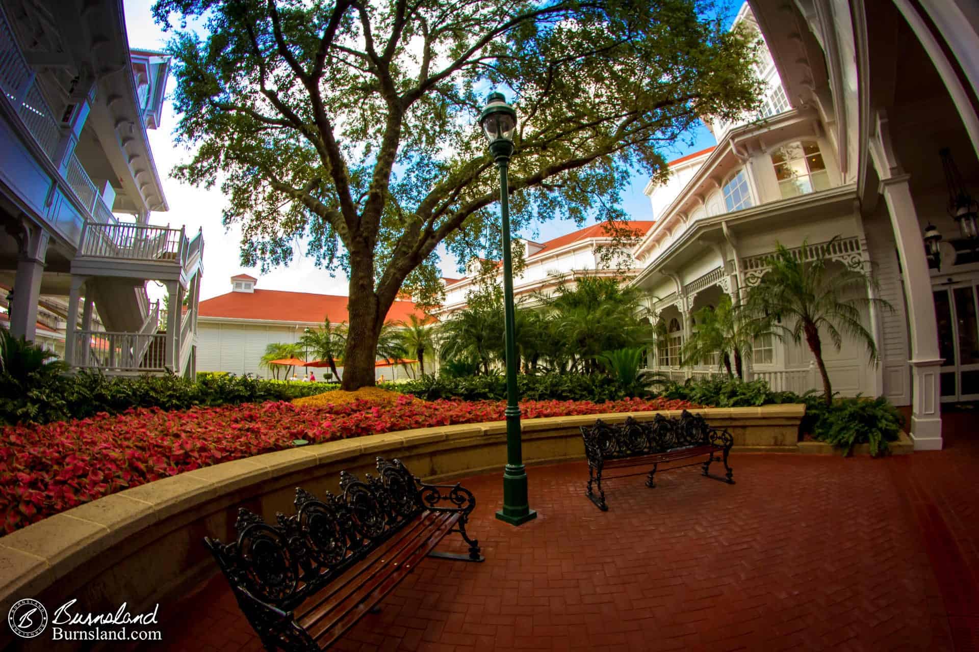 A Grand Courtyard at the Grand Floridian at Walt Disney World