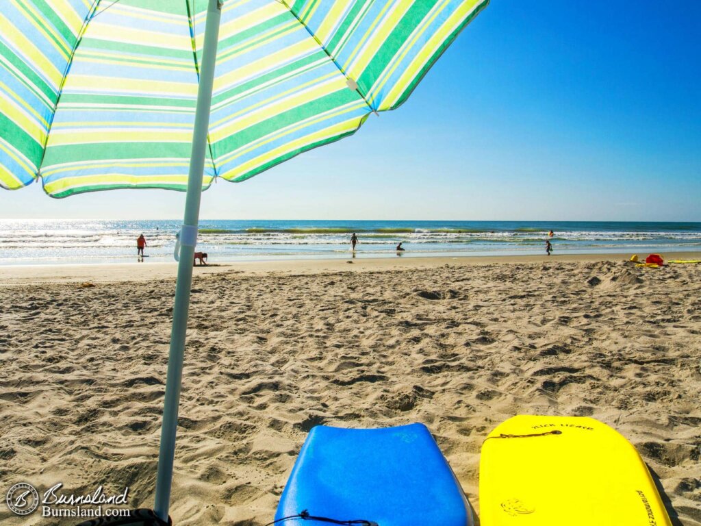 A Nice, Warm Beach Day at Cocoa Beach, Florida