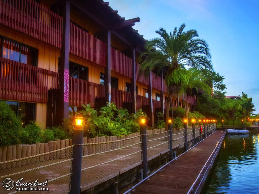 A Side of the Polynesian Village Resort at Walt Disney World