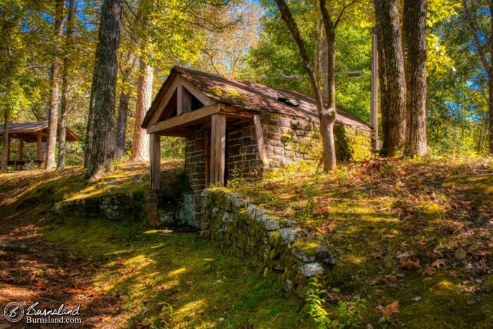 We came across a small cabin made of stone while walking at Wall Doxey State Park in Mississippi. But what was its purpose?