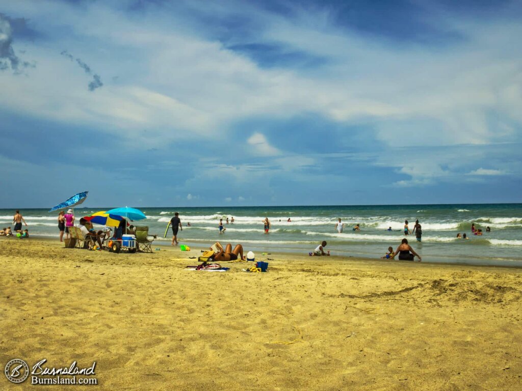 A Windy Day at Cocoa Beach