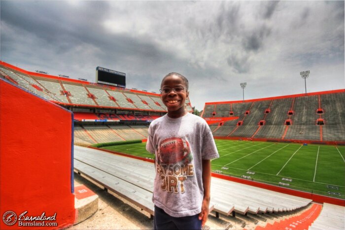 Jaylin at the Swamp at the University of Florida