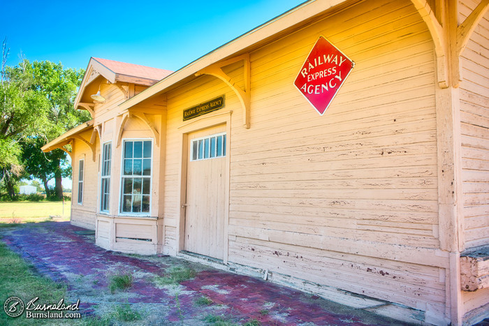 Alden Railroad Depot in Kansas