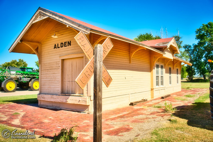 Alden Railroad Depot in Kansas