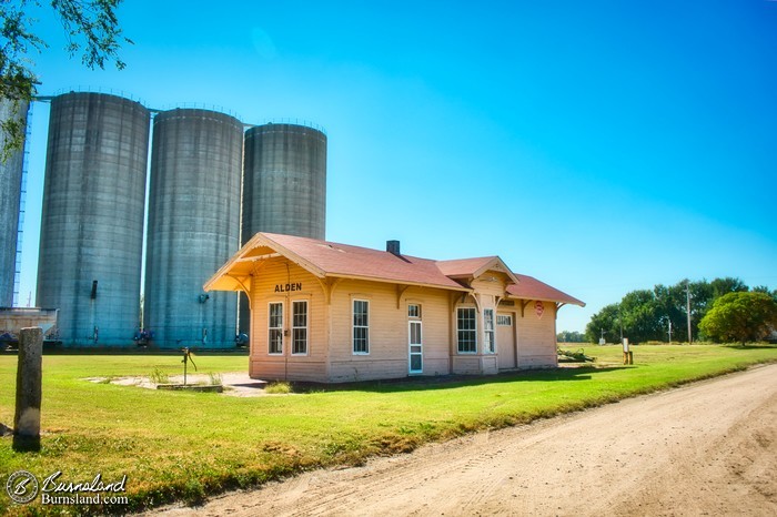 Alden Railroad Depot in Kansas