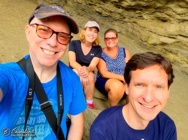 A group photo of us at Alum Cave Bluffs