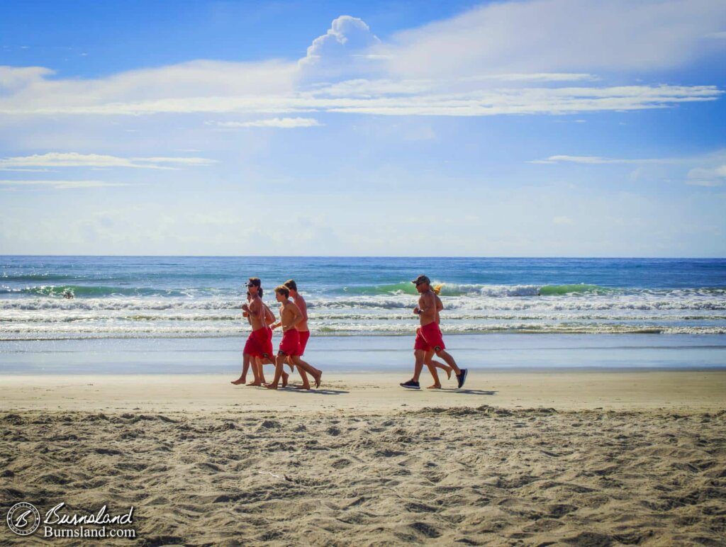 Lifeguards at Cocoa Beach, Florida