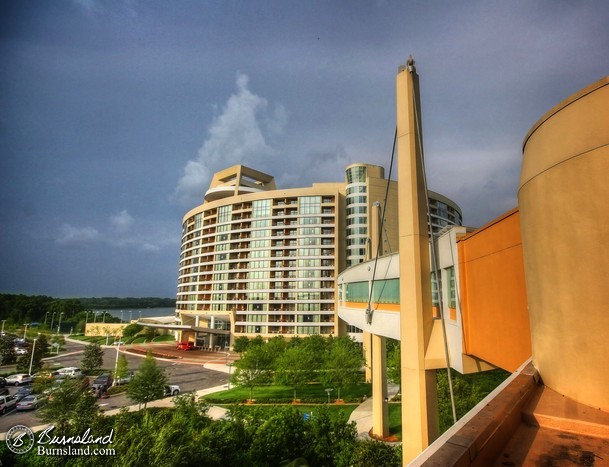 Bay Lake Tower at the Contemporary Resort hotel at Walt Disney World in Florida