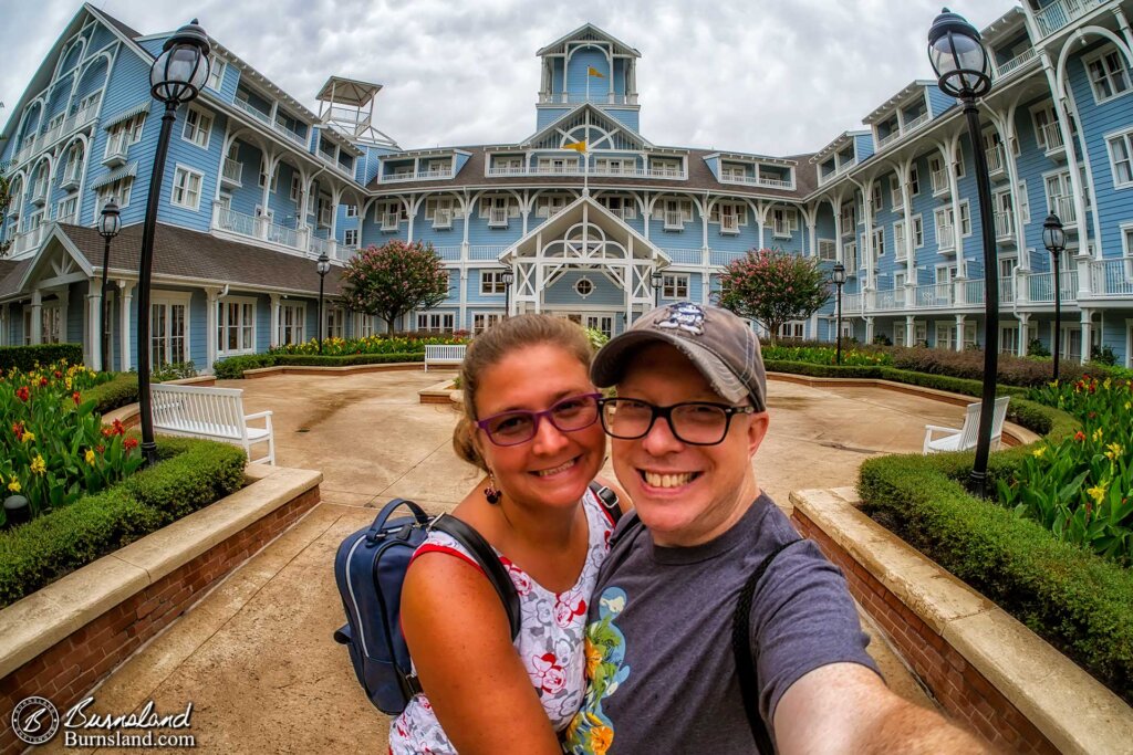 Laura and Steve at the Beach Club Resort at Walt Disney World