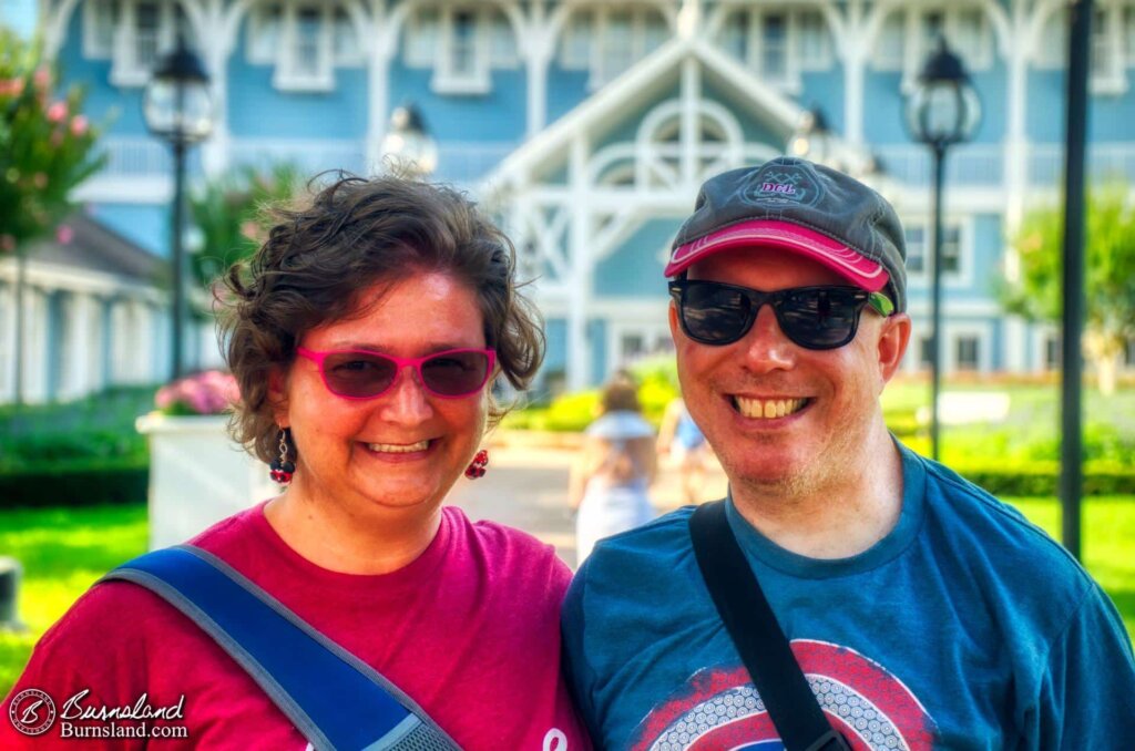 Laura and Steve at the Beach Club Resort at Walt Disney World