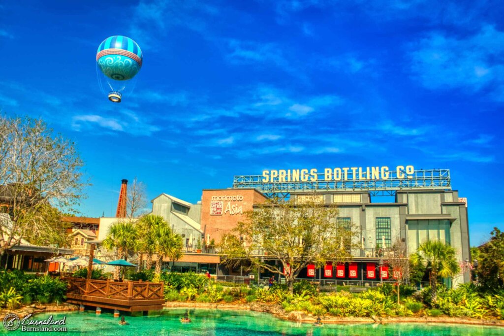 A beautiful day at Disney Springs in Walt Disney World