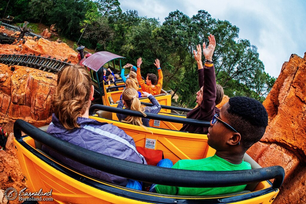 Big Thunder Mountain Railroad in the Magic Kingdom at Walt Disney World