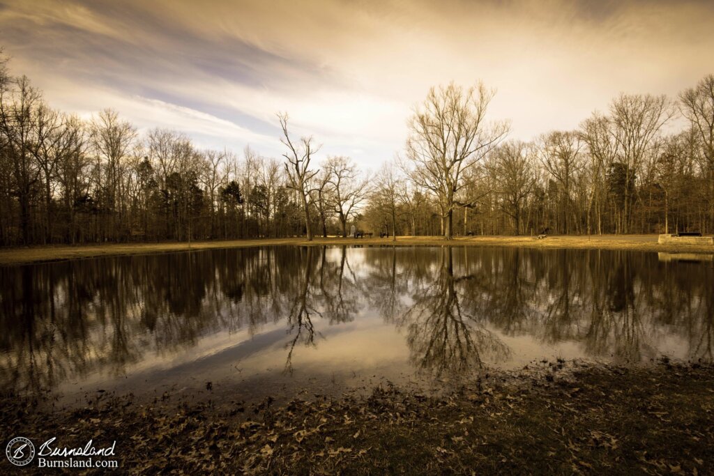 Bloody pond at Shiloh Civil War site