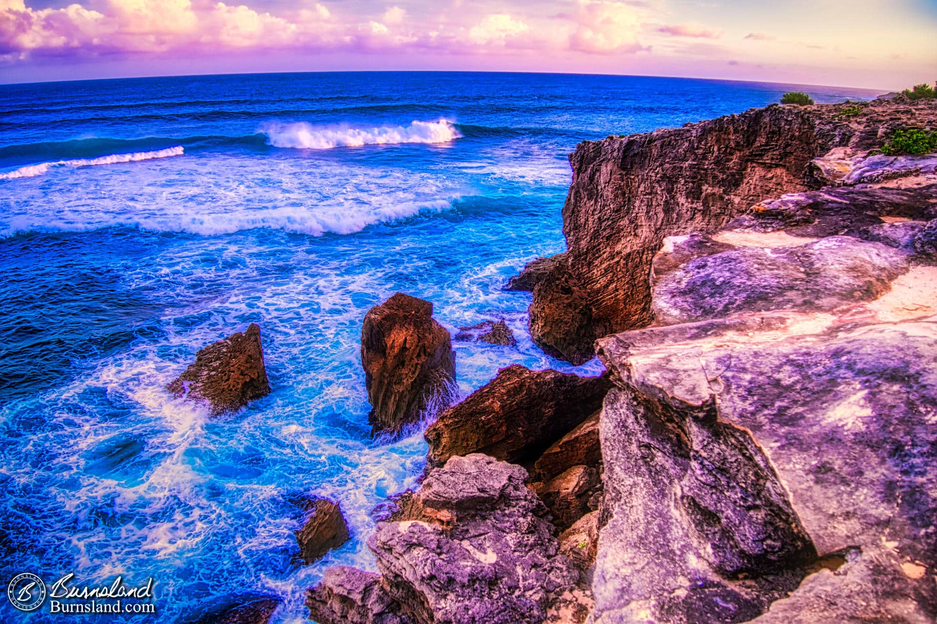 Blue Water at Shipwreck Beach in Hawaiʻi