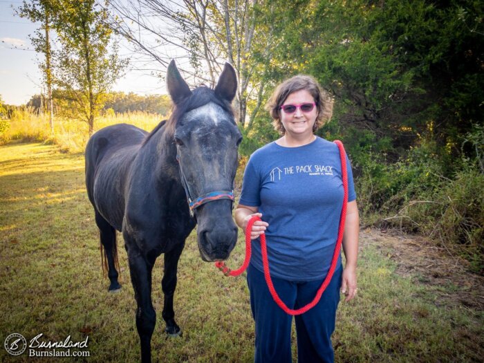 Laura and Bubba in the late afternoon