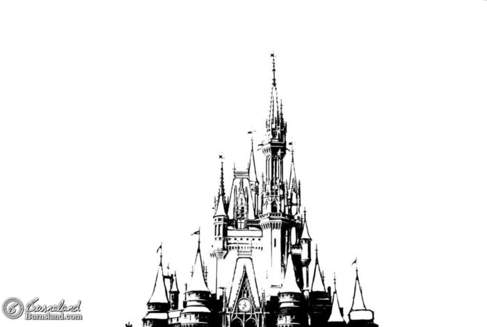 Here’s a coloring page based on Cinderella Castle in the Magic Kingdom at Walt Disney World. Make it pink, make it blue, or make it any other color!