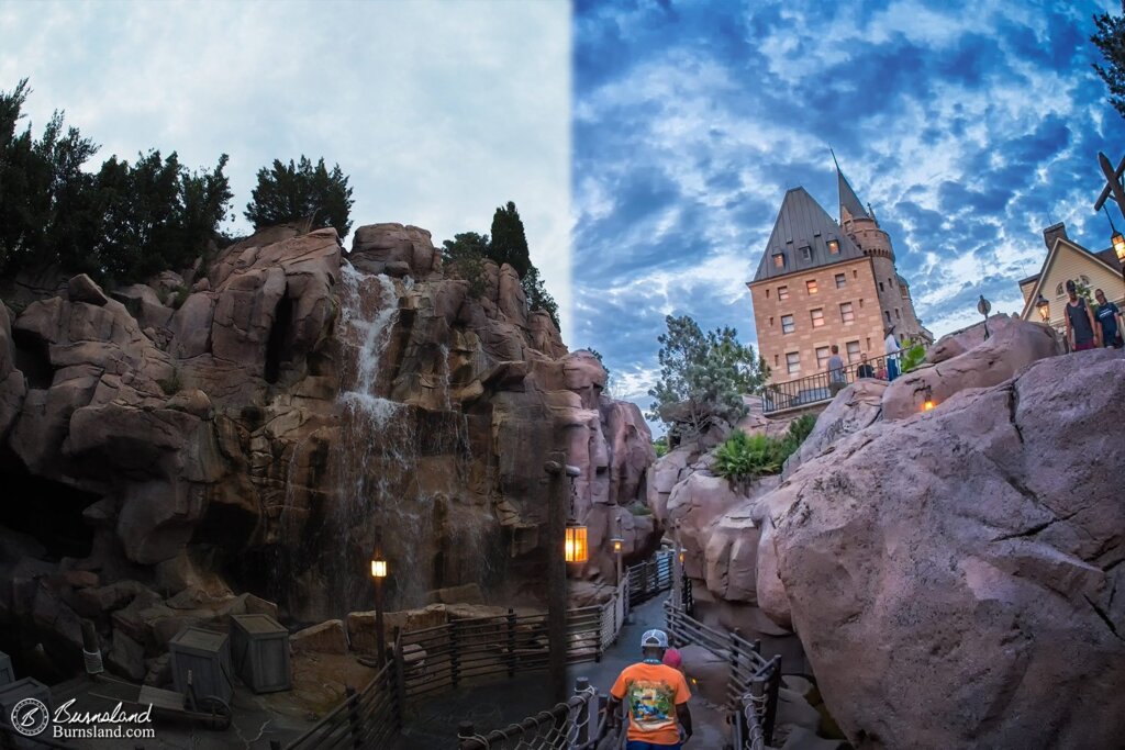 Canada in Epcot-beforeafter-1500