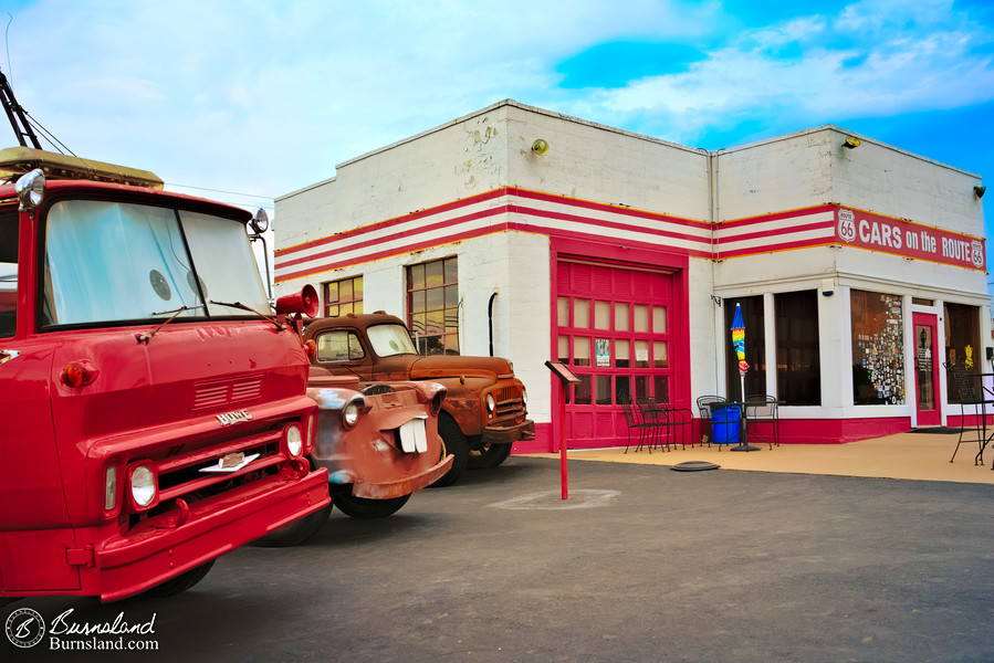 Cars on the Route in Galena, Kansas