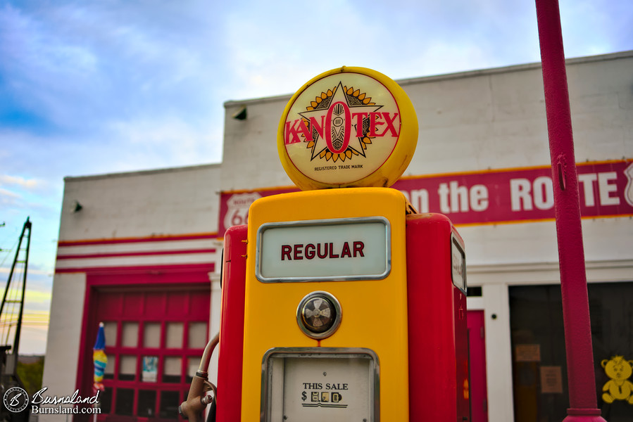 Kan-O-Tex Gas pump at Cars on the Route in Galena, Kansas