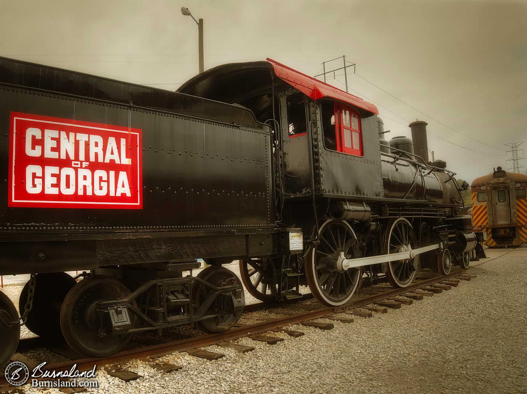 Central of Georgia Engine at the Tennessee Valley Railroad in Chattanooga