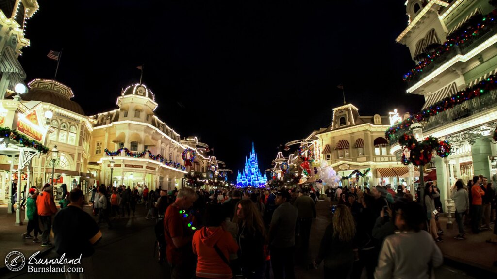 Main Street USA at Christmas