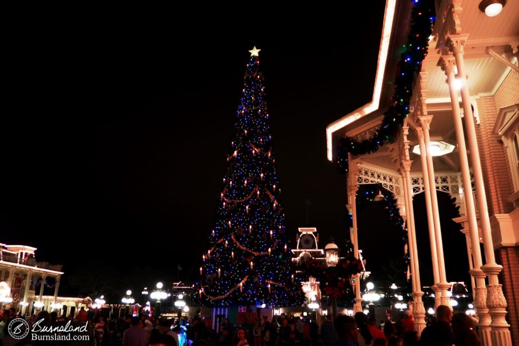 Christmas at Night on Main Street USA