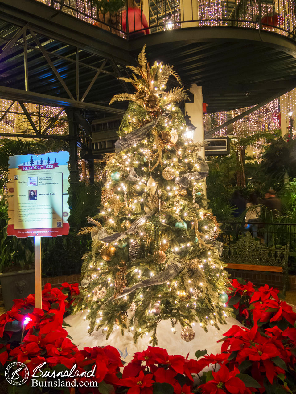 Christmas at the Gaylord Opryland Resort in Nashville, Tennessee