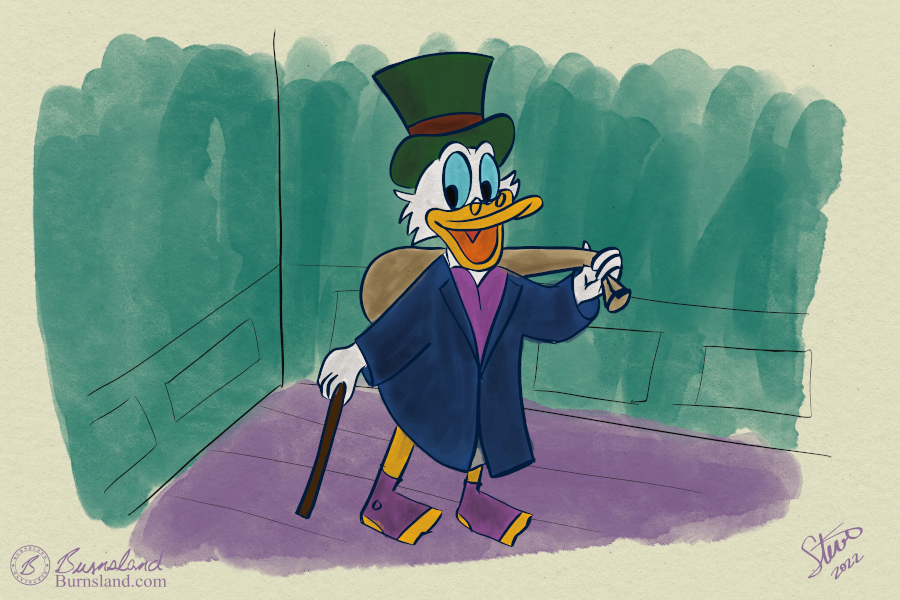 Scrooge McDuck as Ebeneezer Scrooge from Mickey’s Christmas Carol