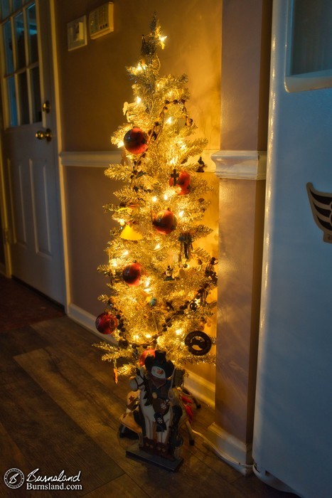 Western Christmas tree in our kitchen