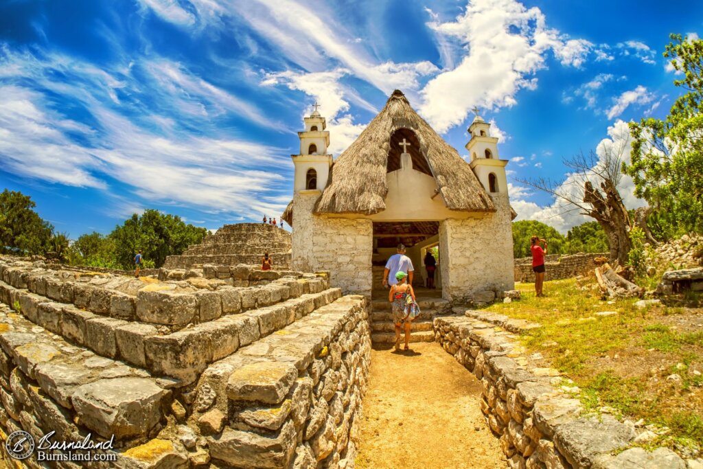 Church at the Xcambo Mayan Ruins