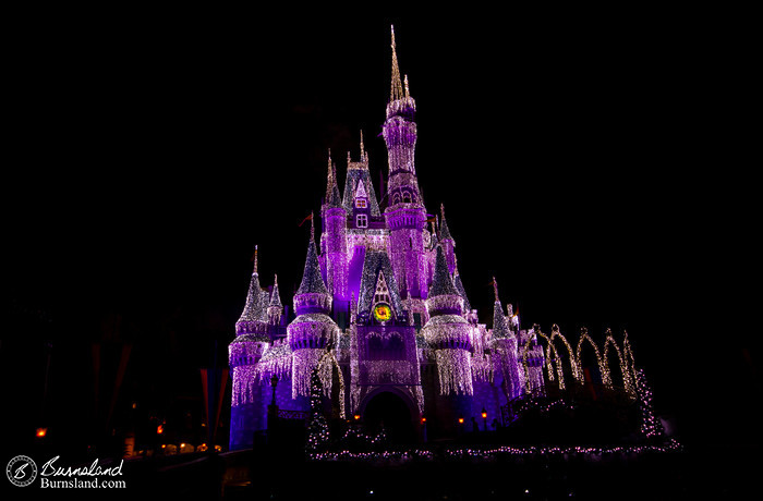 Cinderella Castle at Christmas