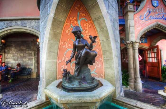 Cinderella fountain in the Magic Kingdom at Walt Disney World