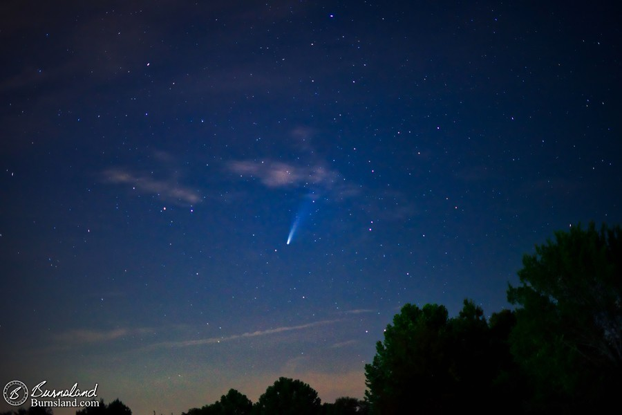 We recently got to see Comet NEOWISE streaking through the sky, and the photo is the latest in the 50with50 series