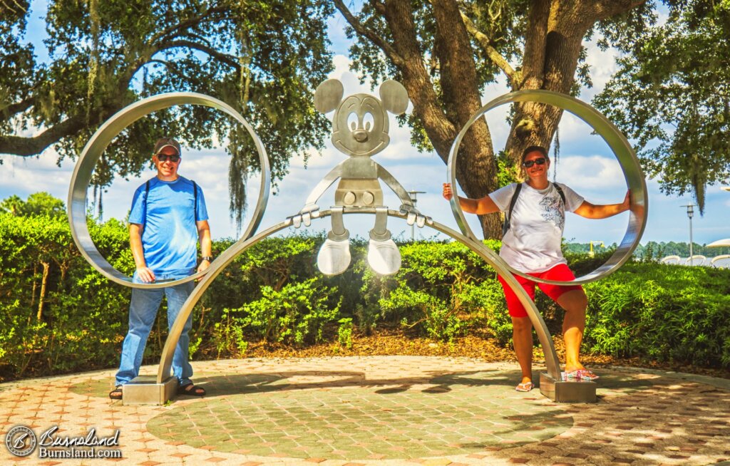 Metal Mickey Mouse at the Contemporary Resort