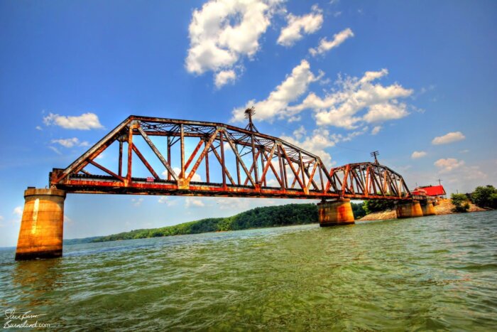 Abandoned Bridge over the Tennessee River