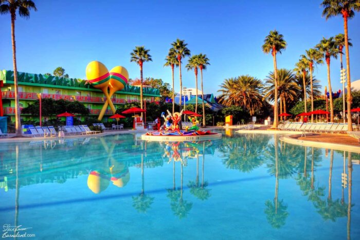 Calypso pool at the All-Star Music Resort at Walt Disney World