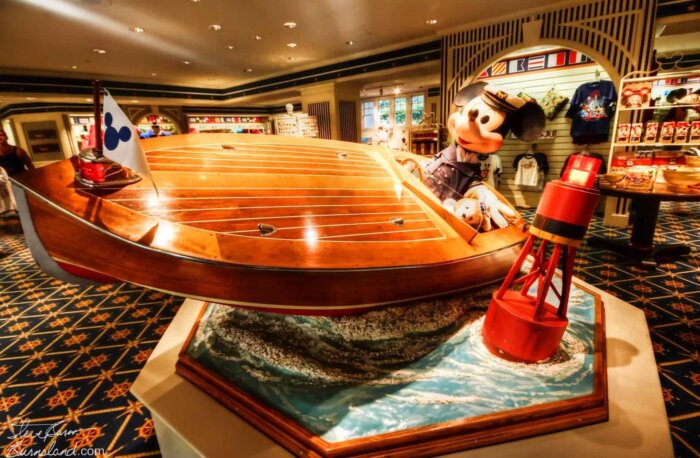 Captain Mickey in the Yacht Club at Walt Disney World