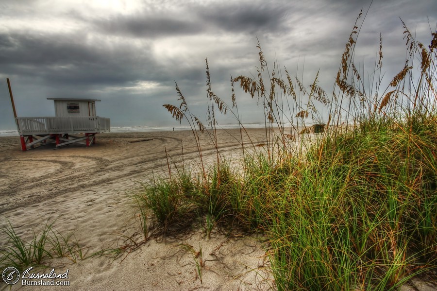 A cloudy day at Cocoa Beach, Florida