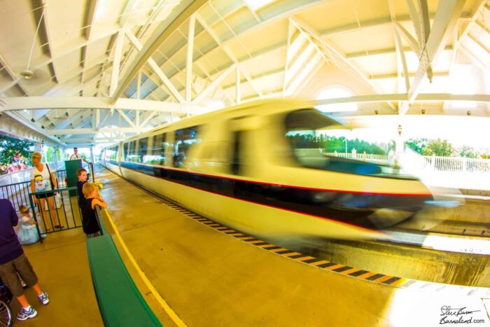 Monorail at the Grand Floridian