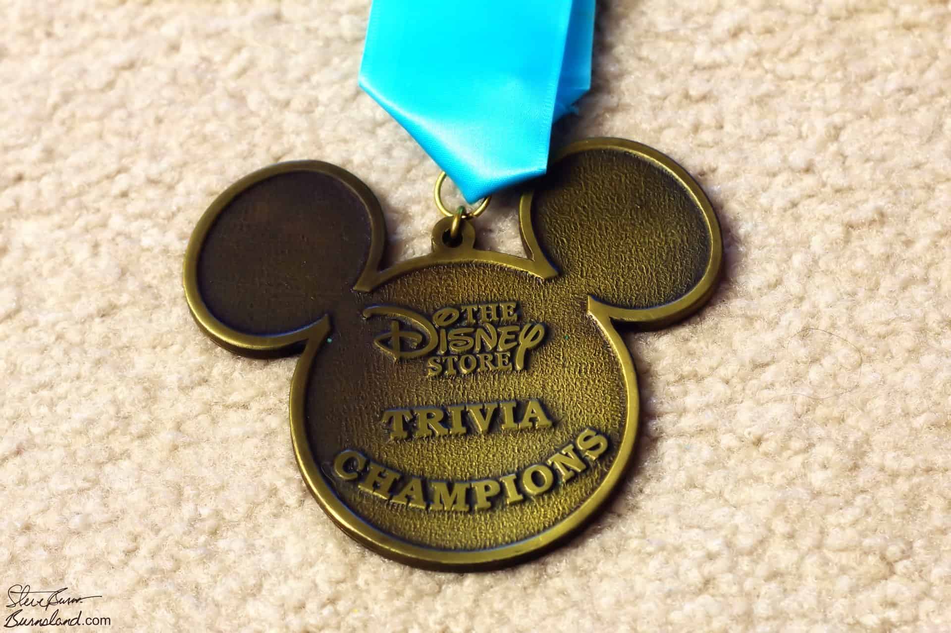 Disney Store Trivia Medal