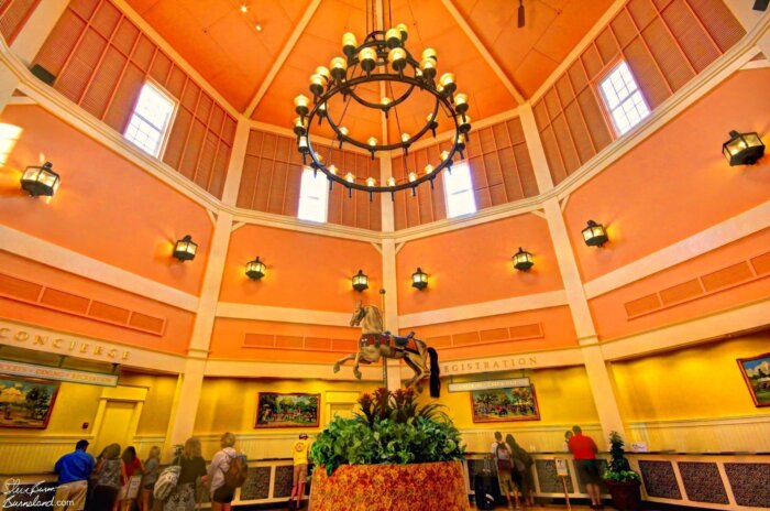 Saratoga Springs lobby at Walt Disney World