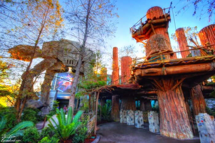 Ewok Village at Star Tours