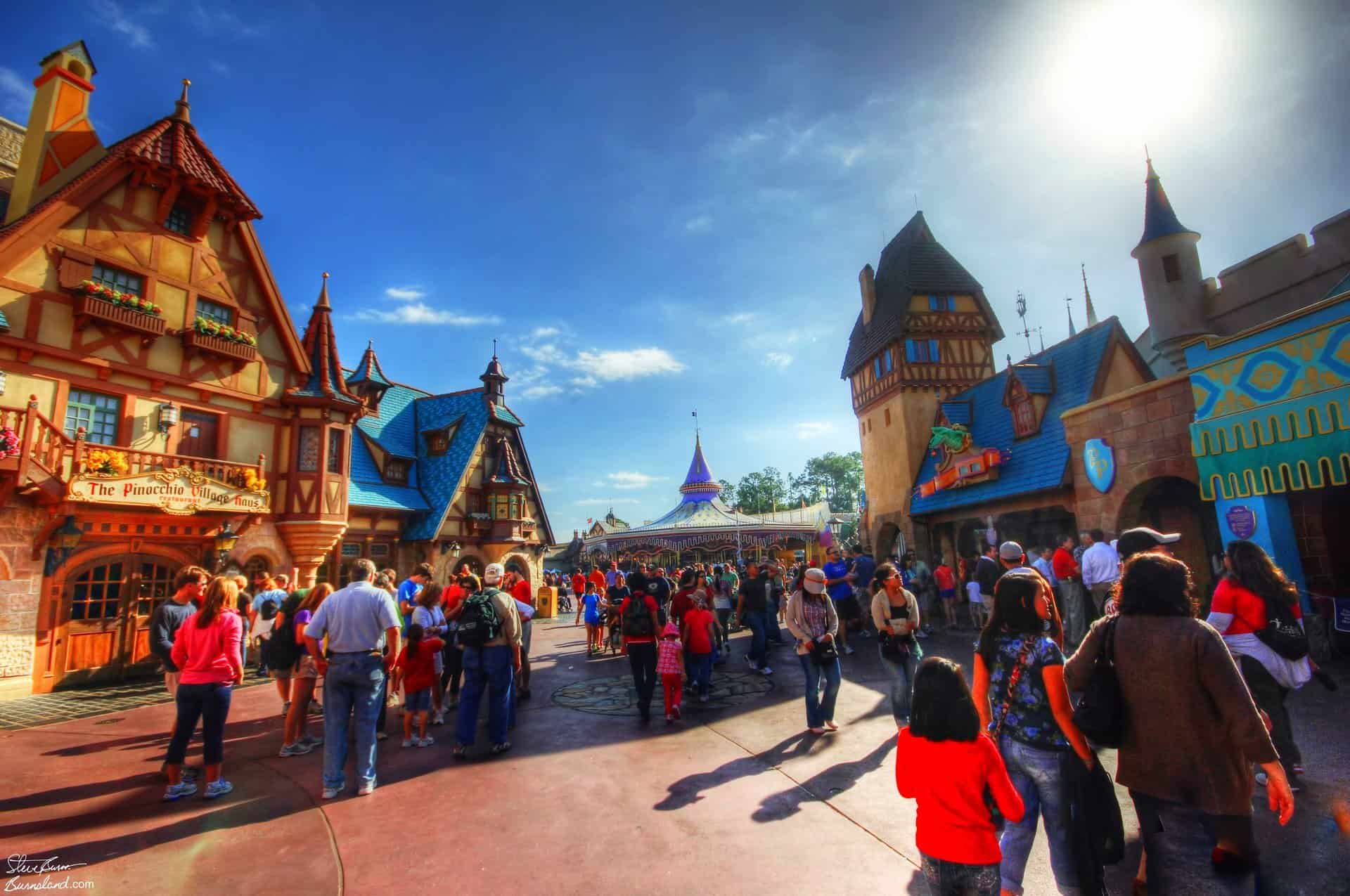 Fantasyland in the Magic Kingdom at Walt Disney World