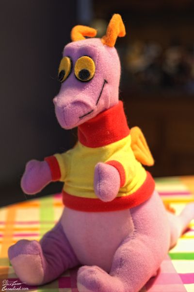 Figment plush from EPCOT Center in Walt Disney World