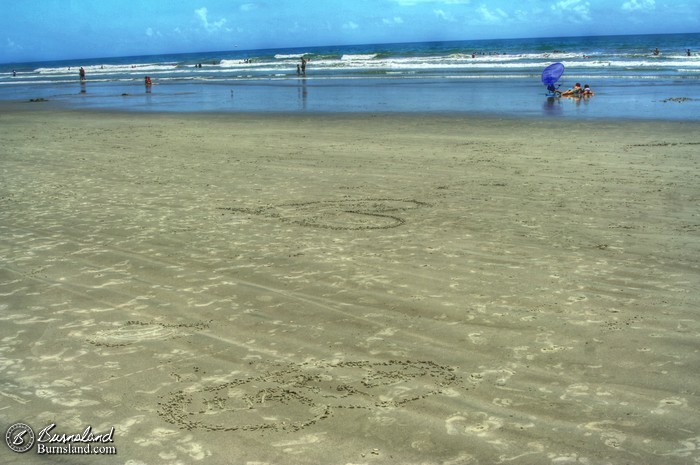 Daily Photo: Hearts in the Sand