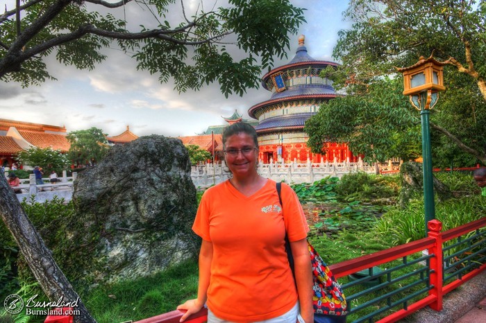 Daily Photo: Laura in China at Epcot