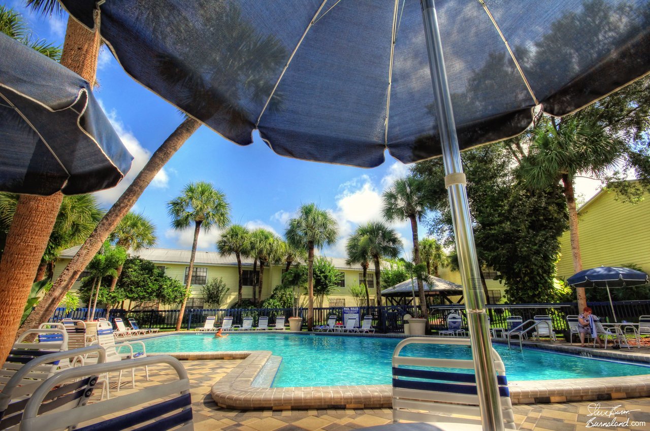 Daily Photo: Under the Pool Umbrella