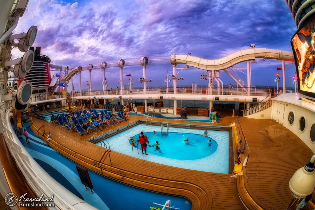 Disney Dream and a Lavender Sky