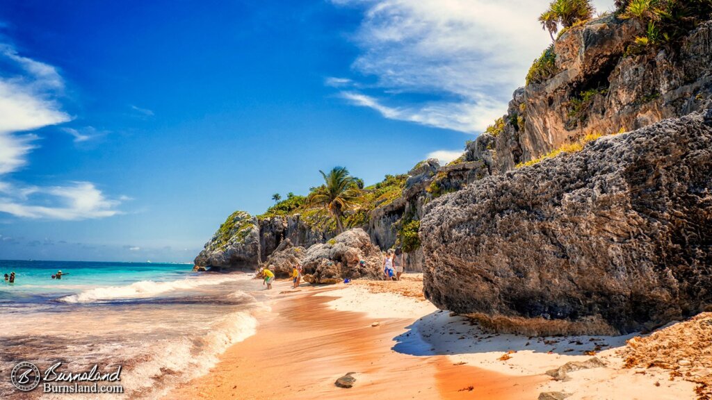 The Beach at Tulum in Mexico